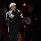 Singer Bob Dylan performs during a segment honoring Director Martin Scorsese, recipient of the Music+ Film Award, at the 17th Annual Critics Singer Bob Dylan performs during a segment honoring Director Martin Scorsese, recipient of the Music+ Film Award, at the 17th Annual Critics