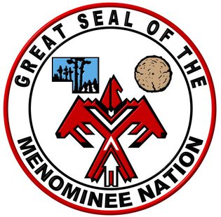 Seal of the Menominee Nation (Photo from: Facebook). Seal of the Menominee Nation (Photo from: Facebook).