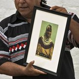 Seminole Tribe member and historian Willie Johns holds up a photograph of Polly Parker during a visit to Egmont Key State Park as part of a historic journey to retrace the "Voyage of Tears" in Egmont More...
CREDIT: REUTERS/STEVE NESIUS Seminole Tribe member and historian Willie Johns holds up a photograph of Polly Parker during a visit to Egmont Key State Park as part of a historic journey to retrace the "Voyage of Tears" in Egmont More...
CREDIT: REUTERS/STEVE NESIUS