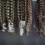 A pendant bearing the image of late Palestinian leader Yasser Arafat is displayed at a shop in the West Bank city of Ramallah, November 21, A pendant bearing the image of late Palestinian leader Yasser Arafat is displayed at a shop in the West Bank city of Ramallah, November 21,