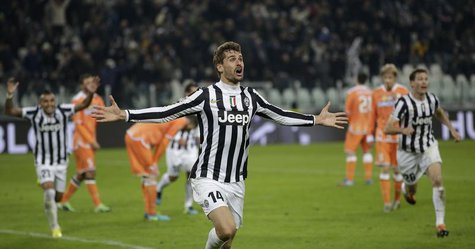 Juventus' Fernando Llorente celebrates after scoring against Udinese during their Italian Serie A soccer match at Juventus stadium in Turin Juventus' Fernando Llorente celebrates after scoring against Udinese during their Italian Serie A soccer match at Juventus stadium in Turin