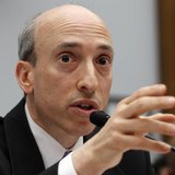 Gary Gensler, chairman of the U.S. Commodity Futures Trading Commission, testifies before a House Financial Services Committee hearing on "E Gary Gensler, chairman of the U.S. Commodity Futures Trading Commission, testifies before a House Financial Services Committee hearing on "E