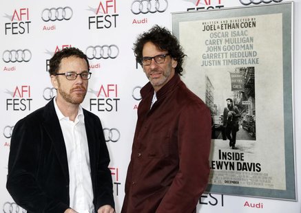 Directors Joel (R) and Ethan Coen arrive for the screening of their new film "Inside Llewyn Davis" on the closing night of the American Film Directors Joel (R) and Ethan Coen arrive for the screening of their new film "Inside Llewyn Davis" on the closing night of the American Film