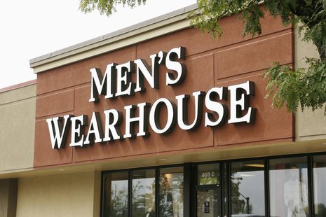 The Men's Wearhouse sign is seen outside its store in Westminster, Colorado September 11, 2013. REUTERS/Rick Wilking The Men's Wearhouse sign is seen outside its store in Westminster, Colorado September 11, 2013. REUTERS/Rick Wilking
