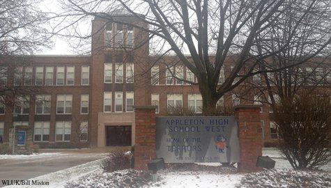 Appleton West High School is seen, Dec. 3, 2013. (Photo from FOX 11). Appleton West High School is seen, Dec. 3, 2013. (Photo from FOX 11).
