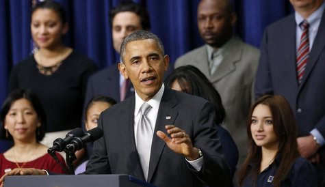 U.S. President Barack Obama speaks about the Affordable Care Act at the White House in Washington December 3, 2013. REUTERS/Kevin Lamarque U.S. President Barack Obama speaks about the Affordable Care Act at the White House in Washington December 3, 2013. REUTERS/Kevin Lamarque