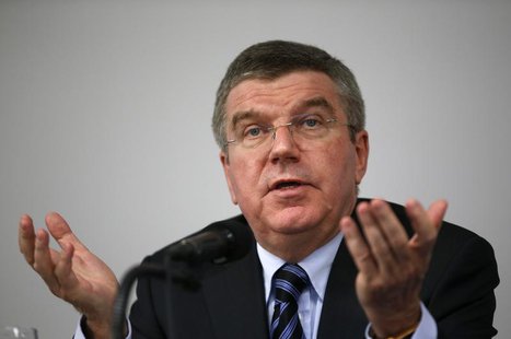 International Olympic Committee (IOC) President Thomas Bach speaks during a news conference in Seoul November 21, 2013. REUTERS/Kim Hong-Ji International Olympic Committee (IOC) President Thomas Bach speaks during a news conference in Seoul November 21, 2013. REUTERS/Kim Hong-Ji