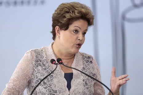 Brazil's President Dilma Rousseff speaks during the 16th FINEP Innovation Award ceremony at the Planalto Palace in Brasilia December 4, 2013 Brazil's President Dilma Rousseff speaks during the 16th FINEP Innovation Award ceremony at the Planalto Palace in Brasilia December 4, 2013