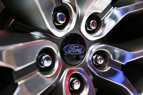 Ford Edge Concept vehicle rim hub is pictured at the 2013 Los Angeles Auto Show in Los Angeles, California November 20, 2013. REUTERS/Mike B Ford Edge Concept vehicle rim hub is pictured at the 2013 Los Angeles Auto Show in Los Angeles, California November 20, 2013. REUTERS/Mike B