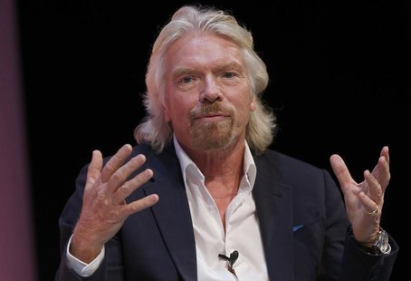 Virgin Group founder Richard Branson speaks at the Institute of Directors annual convention in London September 18, 2013. REUTERS/Suzanne Pl Virgin Group founder Richard Branson speaks at the Institute of Directors annual convention in London September 18, 2013. REUTERS/Suzanne Pl