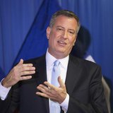 New York Mayor-elect Bill de Blasio speaks at an event announcing several political appointees for his incoming mayoral administration in Ne New York Mayor-elect Bill de Blasio speaks at an event announcing several political appointees for his incoming mayoral administration in Ne