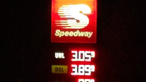 This price was available at the Speedway on Gull Road Wednesday night. This price was available at the Speedway on Gull Road Wednesday night.