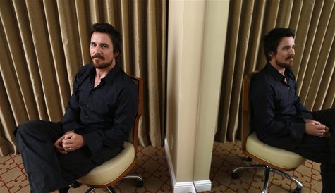 British actor Christian Bale poses for a portrait while promoting his upcoming movie "Out of the Furnace" in Los Angeles, California Novembe British actor Christian Bale poses for a portrait while promoting his upcoming movie "Out of the Furnace" in Los Angeles, California Novembe