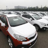 Cars made by GM Korea are seen in a yard of GM Korea's Bupyeong plant before they are transported to a port for export, in Incheon, west of Cars made by GM Korea are seen in a yard of GM Korea's Bupyeong plant before they are transported to a port for export, in Incheon, west of