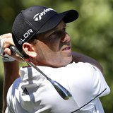Sergio Garcia of Spain hits from the second tee during the third round of the BMW Championship golf tournament at the Conway Farms Golf Club Sergio Garcia of Spain hits from the second tee during the third round of the BMW Championship golf tournament at the Conway Farms Golf Club