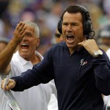 Houston Texans head coach Gary Kubiak yells to his team during their NFL football game against the Baltimore Ravens in Baltimore, Maryland S Houston Texans head coach Gary Kubiak yells to his team during their NFL football game against the Baltimore Ravens in Baltimore, Maryland S