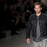 U.S. actor Paul Walker presents a creation from Colcci's 2013/2014 summer collection during Sao Paulo Fashion Week March 21, 2013. REUTERS/F U.S. actor Paul Walker presents a creation from Colcci's 2013/2014 summer collection during Sao Paulo Fashion Week March 21, 2013. REUTERS/F