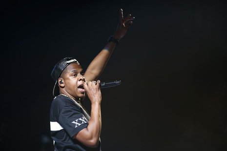 American rapper Jay-Z performs at Bercy stadium in Paris, October 17, 2013. REUTERS/Benoit Tessier American rapper Jay-Z performs at Bercy stadium in Paris, October 17, 2013. REUTERS/Benoit Tessier
