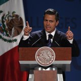 Mexico's President Enrique Pena Nieto addresses the audience during The Economist's Mexico Summit 2013 in Mexico City November 7, 2013. REUT Mexico's President Enrique Pena Nieto addresses the audience during The Economist's Mexico Summit 2013 in Mexico City November 7, 2013. REUT