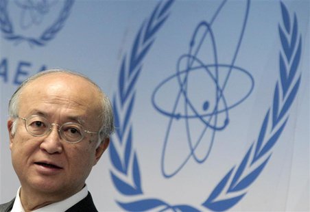 International Atomic Energy Agency (IAEA) Director General Yukiya Amano reacts as he attends a news conference during a board of governors m International Atomic Energy Agency (IAEA) Director General Yukiya Amano reacts as he attends a news conference during a board of governors m
