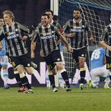 Udinese's Dusan Basta (L) celebrates with his team mates after scoring against Napoli during their Italian Serie A soccer match at San Paolo Udinese's Dusan Basta (L) celebrates with his team mates after scoring against Napoli during their Italian Serie A soccer match at San Paolo