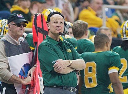 NDSU Head Coach Craig Bohl on the sidelines in 2013. NDSU Head Coach Craig Bohl on the sidelines in 2013.