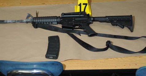 A Bushmaster rifle belonging to Sandy Hook Elementary school gunman Adam Lanza in Newtown, Connecticut is seen after its recovery at the sch A Bushmaster rifle belonging to Sandy Hook Elementary school gunman Adam Lanza in Newtown, Connecticut is seen after its recovery at the sch