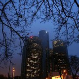 The GM headquarters is seen in downtown Detroit, Michigan December 9, 2008. REUTERS/Carlos Barria The GM headquarters is seen in downtown Detroit, Michigan December 9, 2008. REUTERS/Carlos Barria