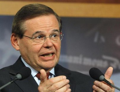 Senator Robert Menendez (D-NJ) speaks at a news conference on comprehensive immigration reform at the U.S. Capitol in Washington January 28, Senator Robert Menendez (D-NJ) speaks at a news conference on comprehensive immigration reform at the U.S. Capitol in Washington January 28,