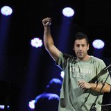 Adam Sandler performs during the "12-12-12" benefit concert for victims of Superstorm Sandy at Madison Square Garden in New York December 12 Adam Sandler performs during the "12-12-12" benefit concert for victims of Superstorm Sandy at Madison Square Garden in New York December 12