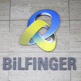 The logo of German industrial services provider Bilfinger is pictured on their headquarters in Mannheim January 21, 2013. REUTERS/Lisi Niesn The logo of German industrial services provider Bilfinger is pictured on their headquarters in Mannheim January 21, 2013. REUTERS/Lisi Niesn