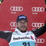 Bode Miller of the U.S. celebrates his second place finish in the men's World Cup Giant Slalom ski race in Beaver Creek, Colorado December 8 Bode Miller of the U.S. celebrates his second place finish in the men's World Cup Giant Slalom ski race in Beaver Creek, Colorado December 8