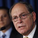 Securities Investor Protection Act (SIPA) Trustee Irving Picard speaks as Manhattan U.S. Attorney Preet Bharara (L) looks on during a news c Securities Investor Protection Act (SIPA) Trustee Irving Picard speaks as Manhattan U.S. Attorney Preet Bharara (L) looks on during a news c