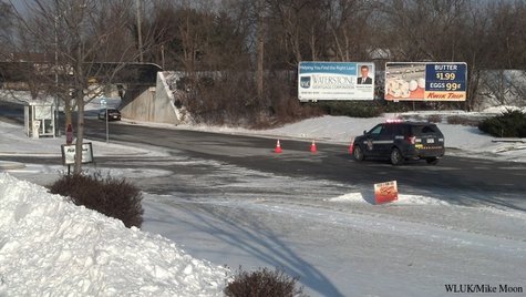 A State Patrol vehicle blocks off a road near the intersection of S. Main St. and Pioneer Rd. in Fond du Lac, Monday, Dec. 9, 2013. (Photo from FOX 11). A State Patrol vehicle blocks off a road near the intersection of S. Main St. and Pioneer Rd. in Fond du Lac, Monday, Dec. 9, 2013. (Photo from FOX 11).