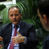 Benoit Coeure, executive board member of the European Central Bank (ECB) gestures during an interview with Reuters in Frankfurt February 26, Benoit Coeure, executive board member of the European Central Bank (ECB) gestures during an interview with Reuters in Frankfurt February 26,