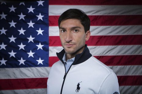 Olympic figure skater Evan Lysacek poses for a portrait during the 2013 U.S. Olympic Team Media Summit in Park City, Utah September 30, 2013 Olympic figure skater Evan Lysacek poses for a portrait during the 2013 U.S. Olympic Team Media Summit in Park City, Utah September 30, 2013