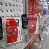 Low-cost mobile handsets from Nokia on display at a store in the western Indian city of Ahmedabad March 4, 2013. REUTERS/Amit Dave Low-cost mobile handsets from Nokia on display at a store in the western Indian city of Ahmedabad March 4, 2013. REUTERS/Amit Dave
