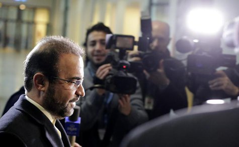 Iran's ambassador to the International Atomic Energy Agency (IAEA) Reza Najafi arrives for a meeting at the headquarters of the IAEA in Vien Iran's ambassador to the International Atomic Energy Agency (IAEA) Reza Najafi arrives for a meeting at the headquarters of the IAEA in Vien