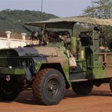 French soldiers are seen on their military vehicle at the Miskine district in Bangui December 10, 2013. REUTERS/Emmanuel Braun French soldiers are seen on their military vehicle at the Miskine district in Bangui December 10, 2013. REUTERS/Emmanuel Braun