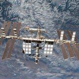 Backdropped by Earth, the International Space Station is seen in this image photographed by an STS-130 crew member on space shuttle Endeavou Backdropped by Earth, the International Space Station is seen in this image photographed by an STS-130 crew member on space shuttle Endeavou