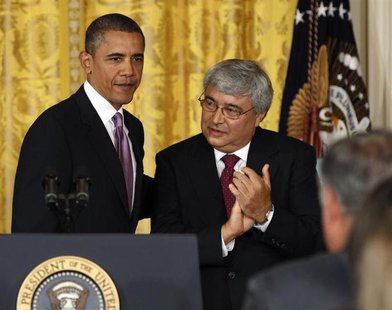 U.S. President Barack Obama (L) announces Pete Rouse as his interim White House Chief of Staff in the East Room of the White House in Washin U.S. President Barack Obama (L) announces Pete Rouse as his interim White House Chief of Staff in the East Room of the White House in Washin