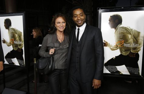 Cast member Chiwetel Ejiofor (R) poses with actress Jacqueline Bisset at a special screening of "12 Years a Slave" at the Directors Guild of Cast member Chiwetel Ejiofor (R) poses with actress Jacqueline Bisset at a special screening of "12 Years a Slave" at the Directors Guild of