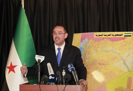 Syrian National Coalition spokesman Khaled Saleh speaks during a news conference in Istanbul September 3, 2013. REUTERS/Osman Orsal Syrian National Coalition spokesman Khaled Saleh speaks during a news conference in Istanbul September 3, 2013. REUTERS/Osman Orsal