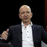 Amazon.com Chief Executive Officer Jeff Bezos speaks during a keynote speech with Amazon.com Chief Technology Officer Werner Vogels at the A Amazon.com Chief Executive Officer Jeff Bezos speaks during a keynote speech with Amazon.com Chief Technology Officer Werner Vogels at the A