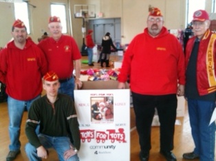 Marine Corps League members at Toys for Tots distribution December 13, 2013 Marine Corps League members at Toys for Tots distribution December 13, 2013