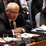 Australia's Ambassador to the United Nations Gary Quinlan speaks during the U.N. Security Council meeting in New York September 27, 2013. RE Australia's Ambassador to the United Nations Gary Quinlan speaks during the U.N. Security Council meeting in New York September 27, 2013. RE