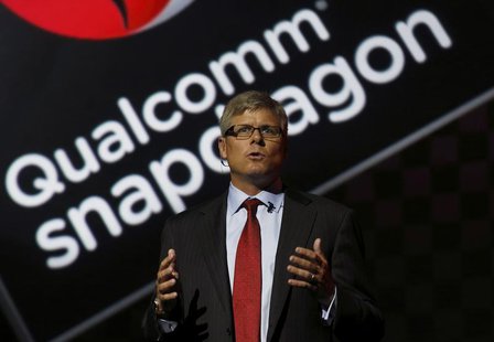 Qualcomm Chief Operating Officer Steve Mollenkopf speaks at the LG G2 smart presentation in New York August 7, 2013. REUTERS/Brendan McDermi Qualcomm Chief Operating Officer Steve Mollenkopf speaks at the LG G2 smart presentation in New York August 7, 2013. REUTERS/Brendan McDermi