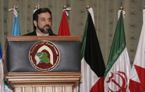 Iran's deputy foreign minister for legal and international affairs Abbas Araghchi speaks during a news conference in Baghdad March 10, 2007. Iran's deputy foreign minister for legal and international affairs Abbas Araghchi speaks during a news conference in Baghdad March 10, 2007.