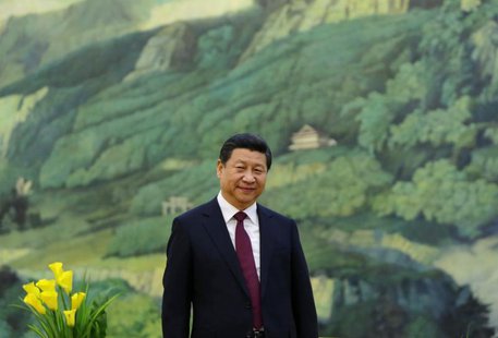 China's President Xi Jinping attends a meeting with former U.S. President Bill Clinton (not pictured) at the Great Hall of the People, in Be China's President Xi Jinping attends a meeting with former U.S. President Bill Clinton (not pictured) at the Great Hall of the People, in Be