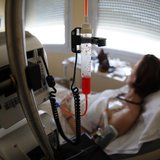A patient receives chemotherapy treatment for breast cancer at the Antoine-Lacassagne Cancer Center in Nice July 26, 2012. REUTERS/Eric Gail A patient receives chemotherapy treatment for breast cancer at the Antoine-Lacassagne Cancer Center in Nice July 26, 2012. REUTERS/Eric Gail